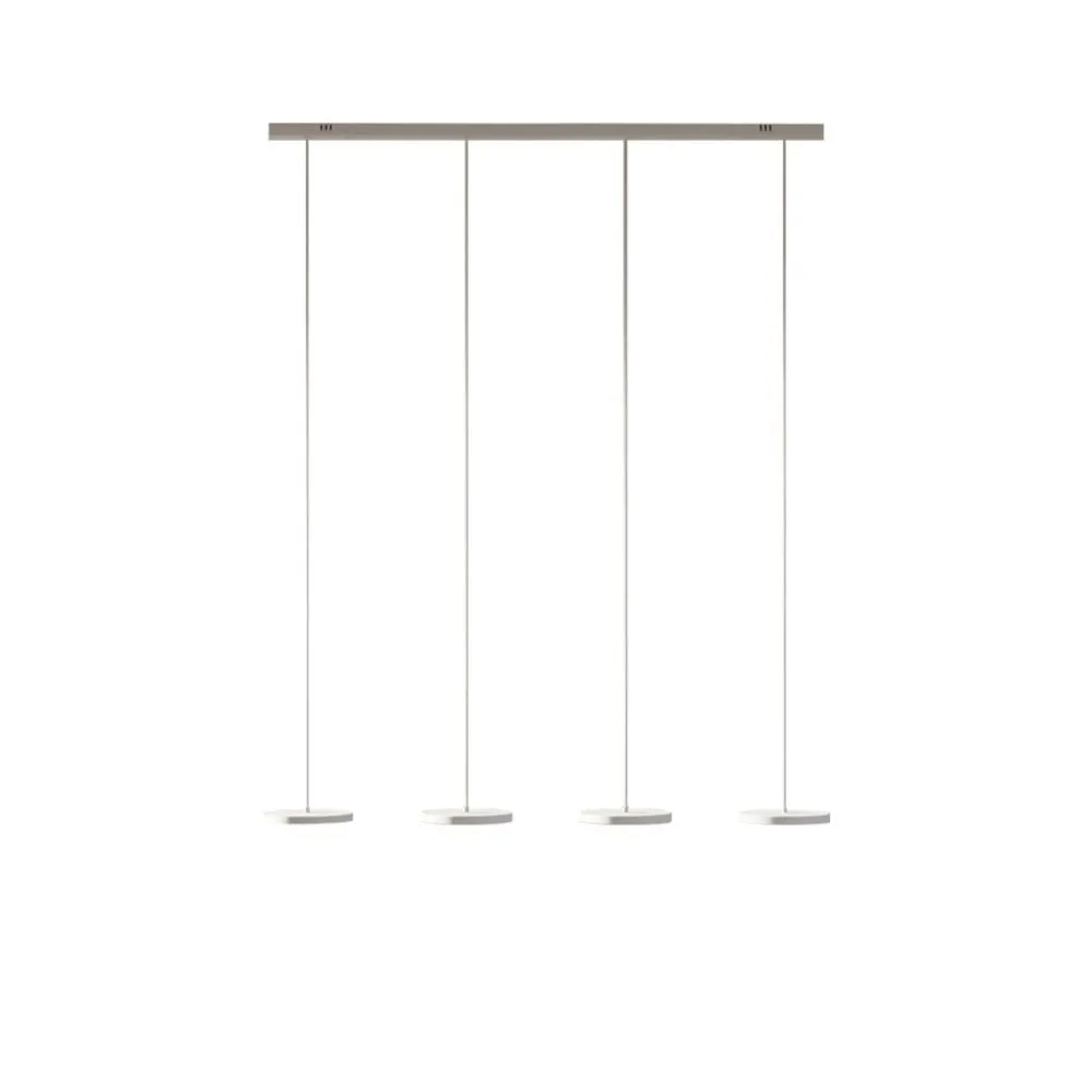 Schijfvormige Moderne Hanglamp - Zwart Wit LED Ontwerp HL1051