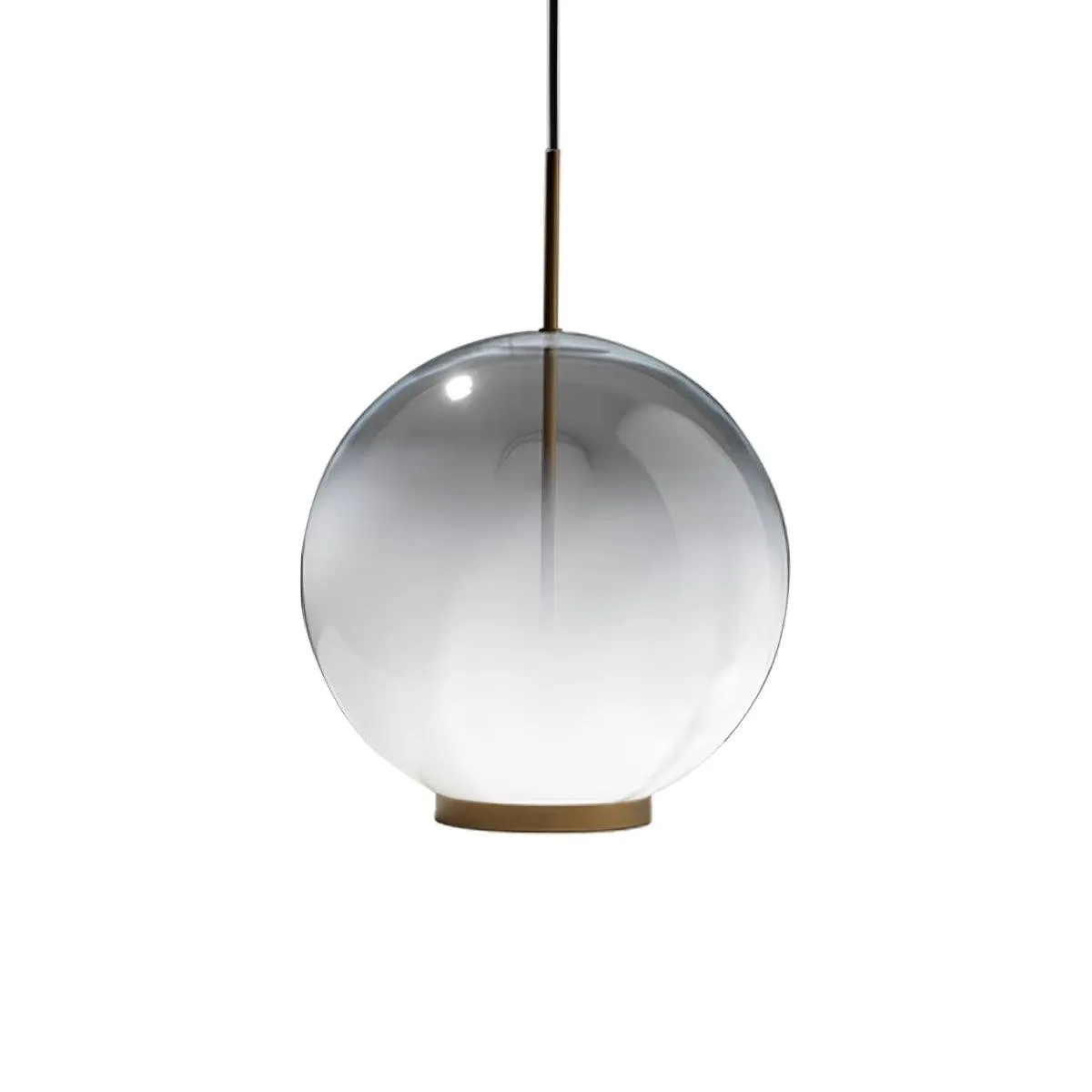 Eenvoudige bolvormige druppelvormige glazen hanglamp HL888