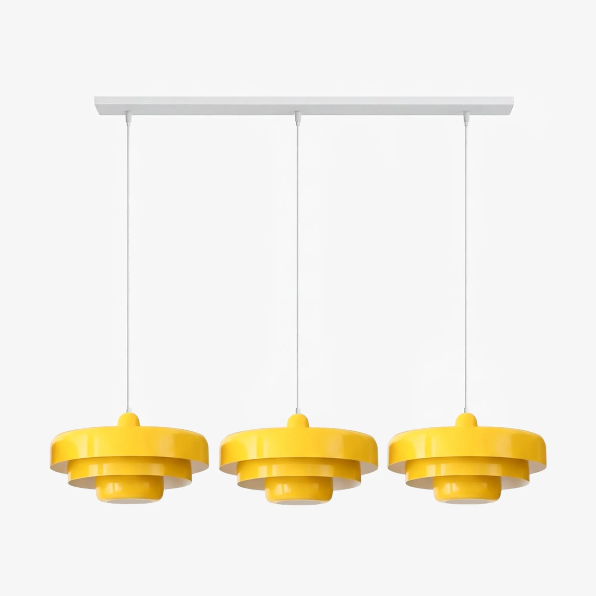Macaron Disc Hanglamp - Scandinavische Meerlaagse Hanglamp van Metaal voor de Keuken HL179