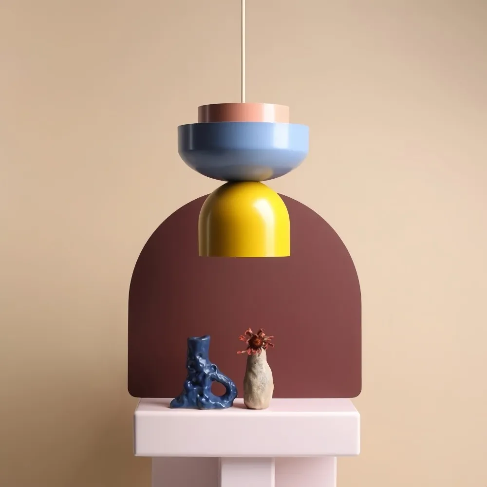 Metalen Macri Bowl Shade Hanglamp - Veelkleurig Modulair Ontwerp HL1069