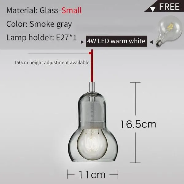 Mega Bulb Retro Glazen Hanglamp