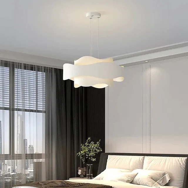 Crèmekleurige moderne minimalistische slaapkamer hanglamp HL474