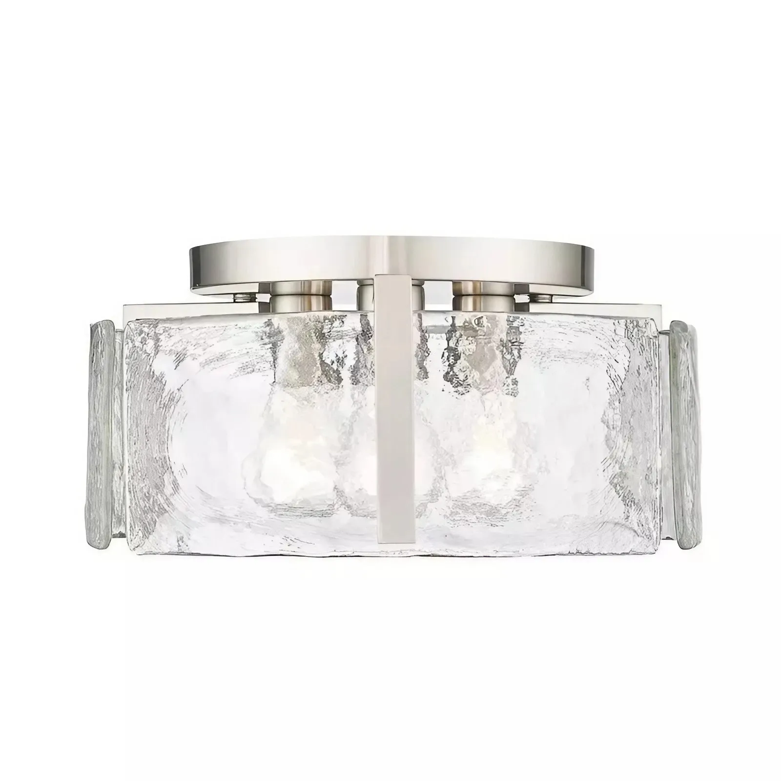 Moderne Inbouwplafondlamp Met Glazen Trommel HL267