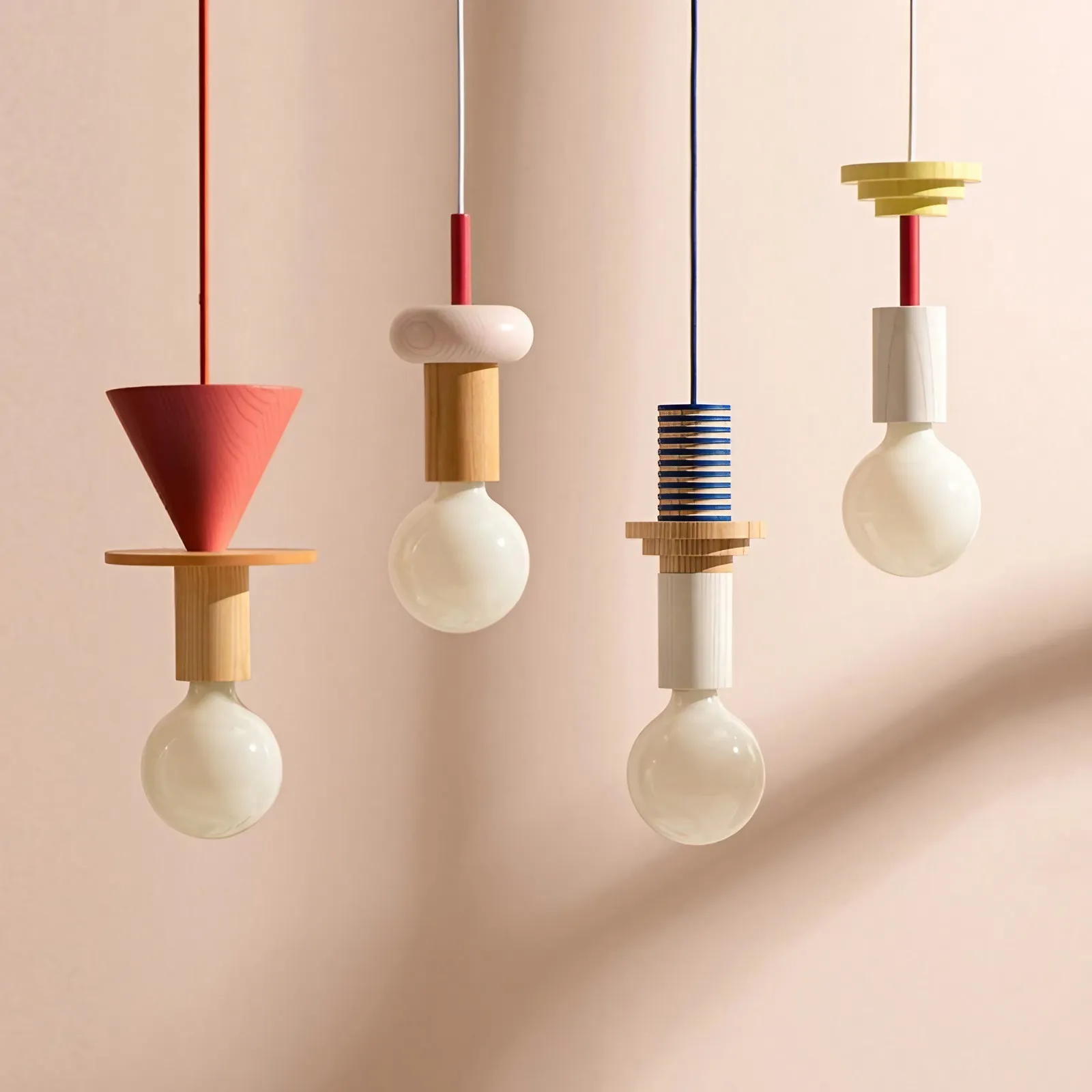 Nordic Geometrische Kleurrijke Design Hanglamp HL295