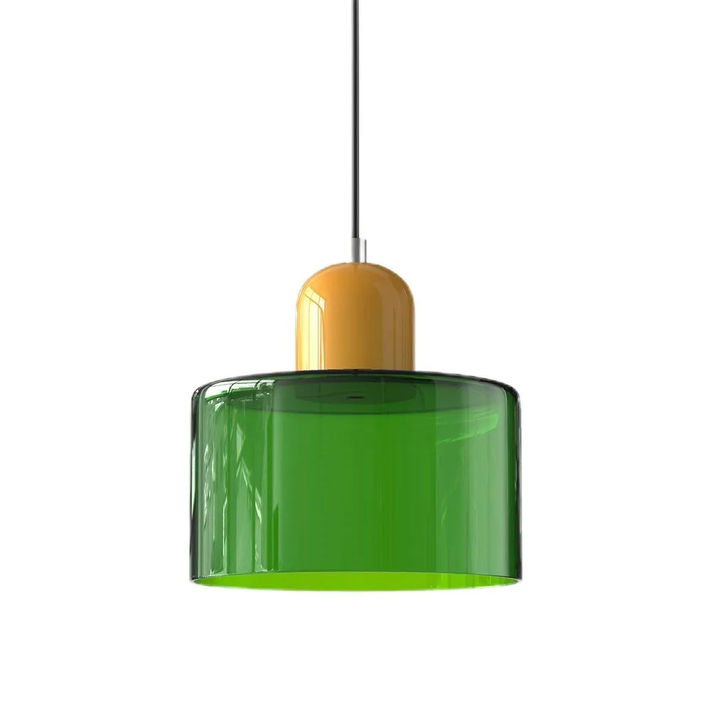 Kalo Cilinder Hanglamp - Glazen Lamp in Scandinavische Stijl voor Eet en Slaapkamer HL107