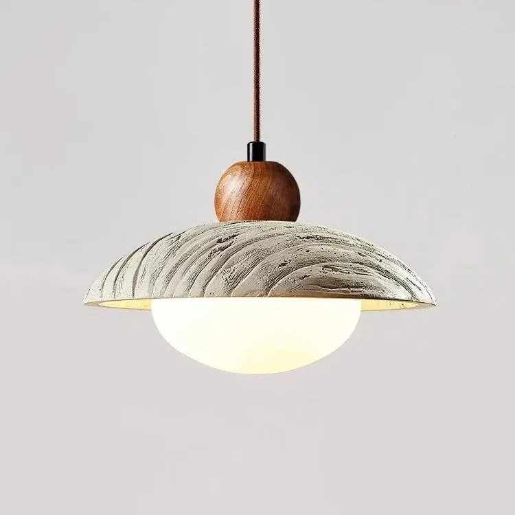 Wabi-sabi stijl travertijn cement hanglamp HL3484