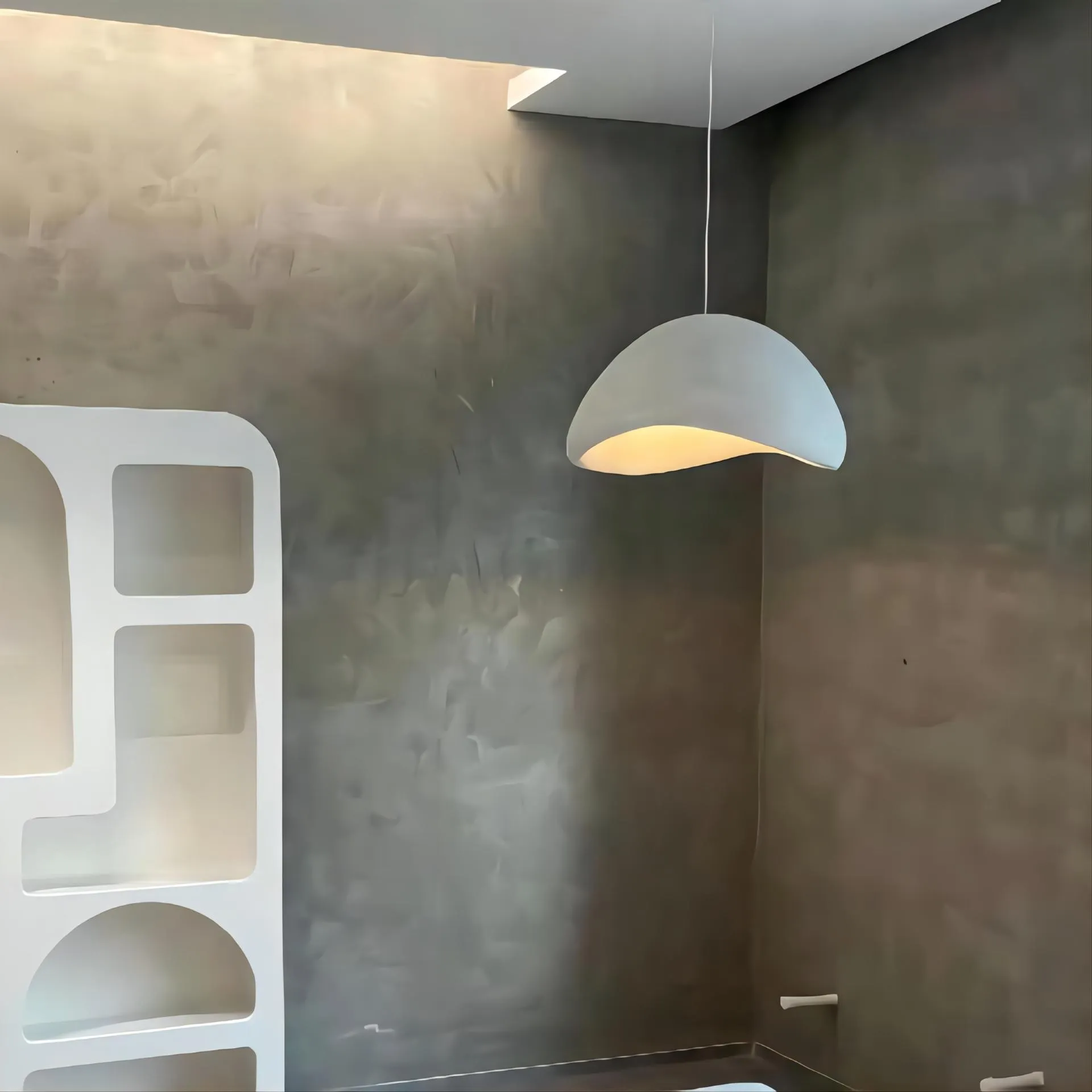 Wabi-sabi stijl Khmara Koepel Hanglamp