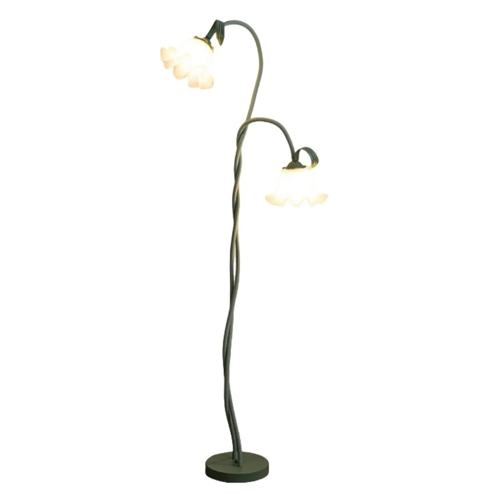 Creatieve multi-kops wikkelbloemvormige vloerlamp HL403