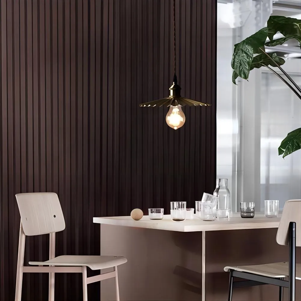 Koperen paraplu hanglamp