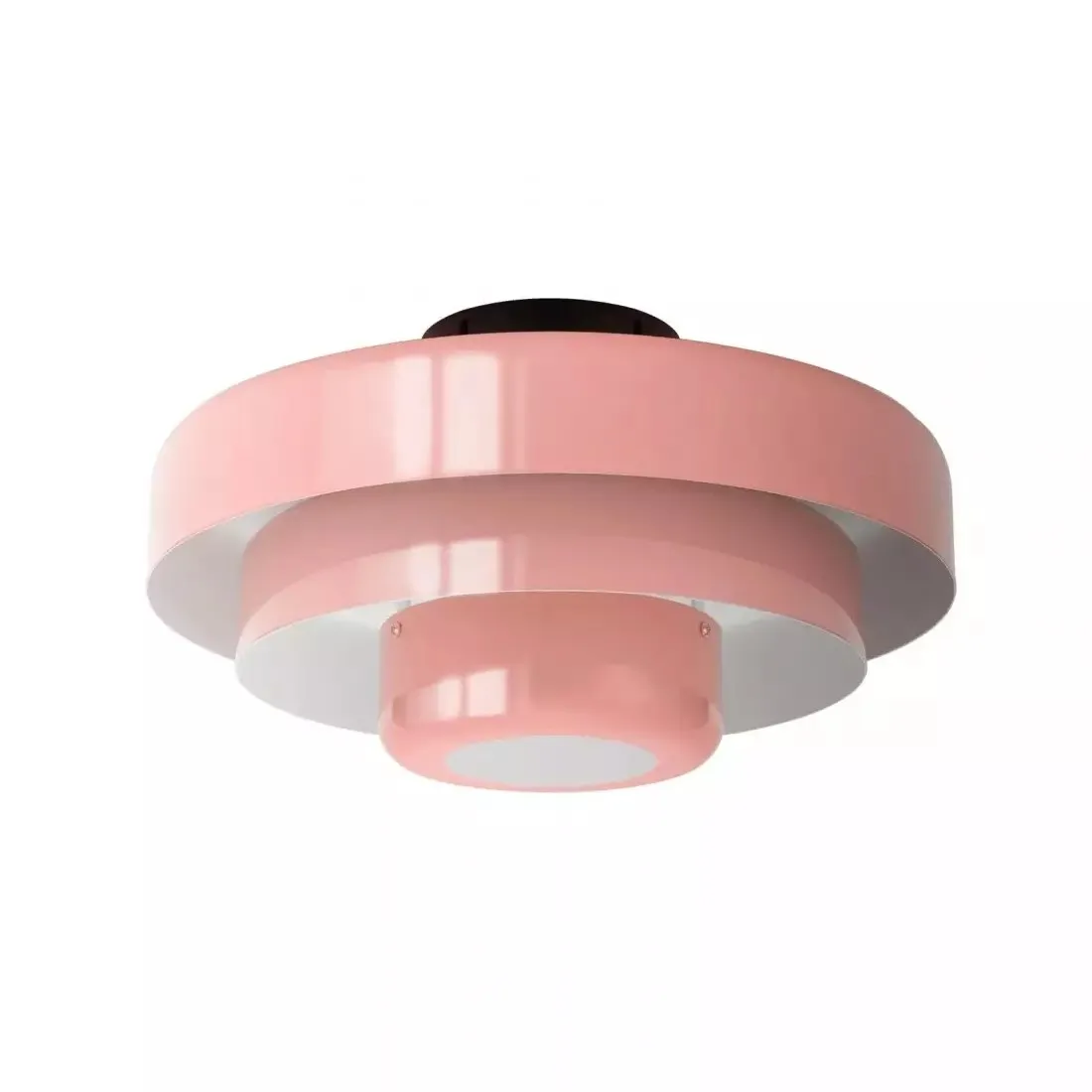 Veleora Bauhaus Drielaagse Plafondlamp - Kleurrijke Metalen Schijflamp HL1843