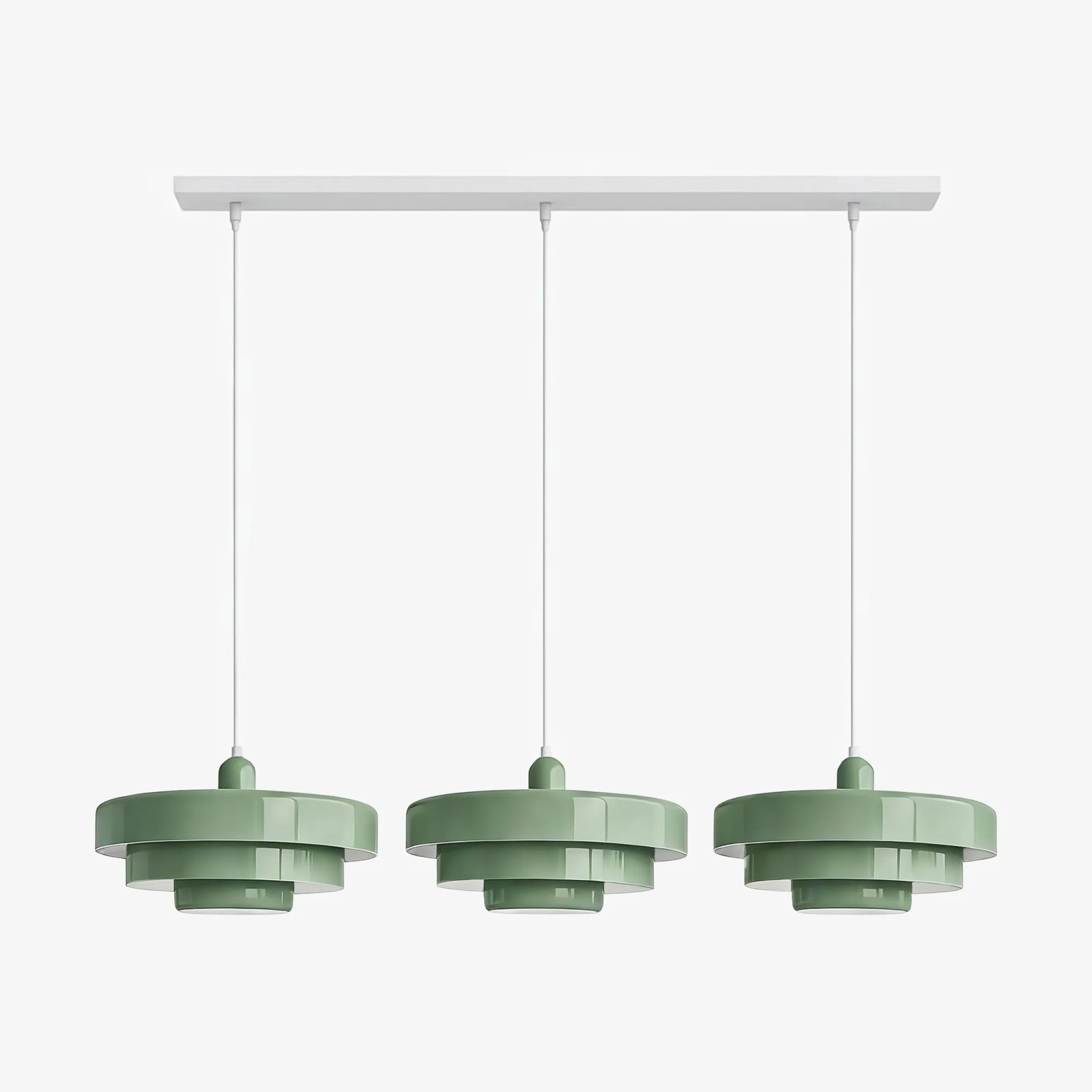 Macaron Disc Hanglamp - Scandinavische Meerlaagse Hanglamp van Metaal voor de Keuken HL179