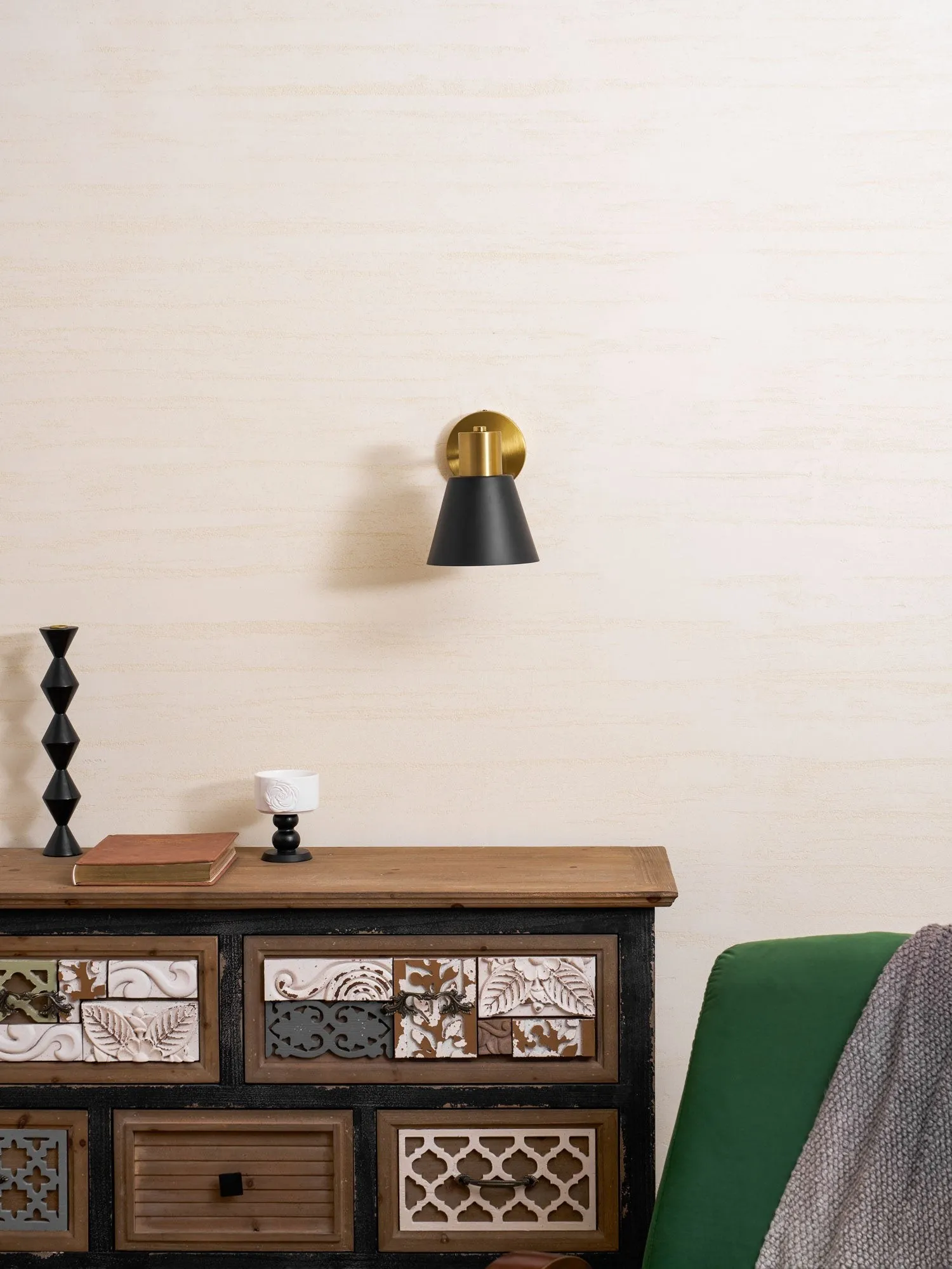 Verstelbare wandlamp met arm HL2926