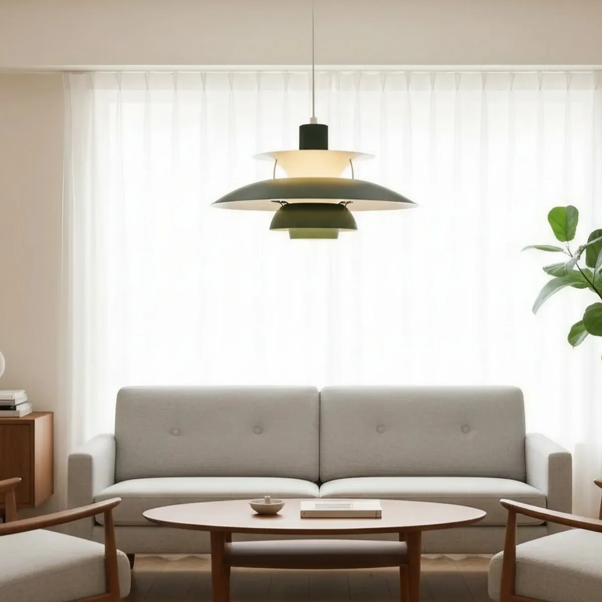 Deense Multilayer Metalen Hanglamp HL38