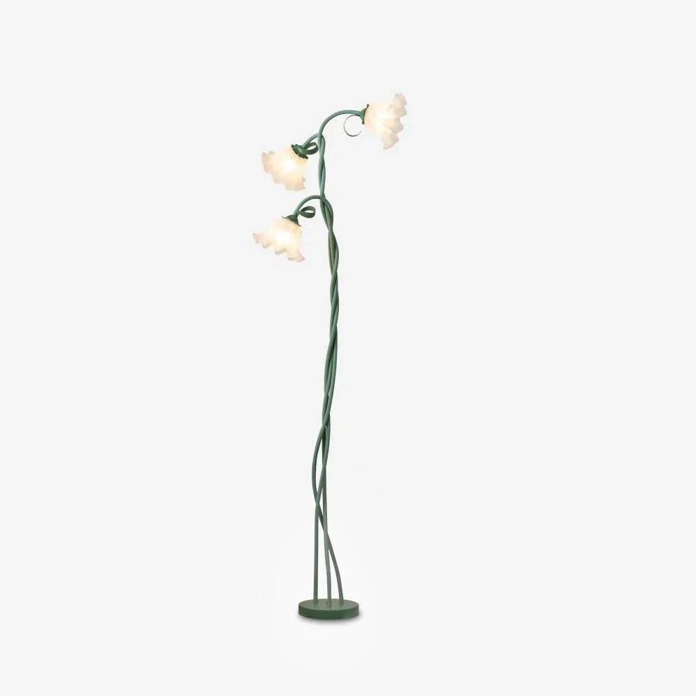 Creatieve multi-kops wikkelbloemvormige vloerlamp HL403