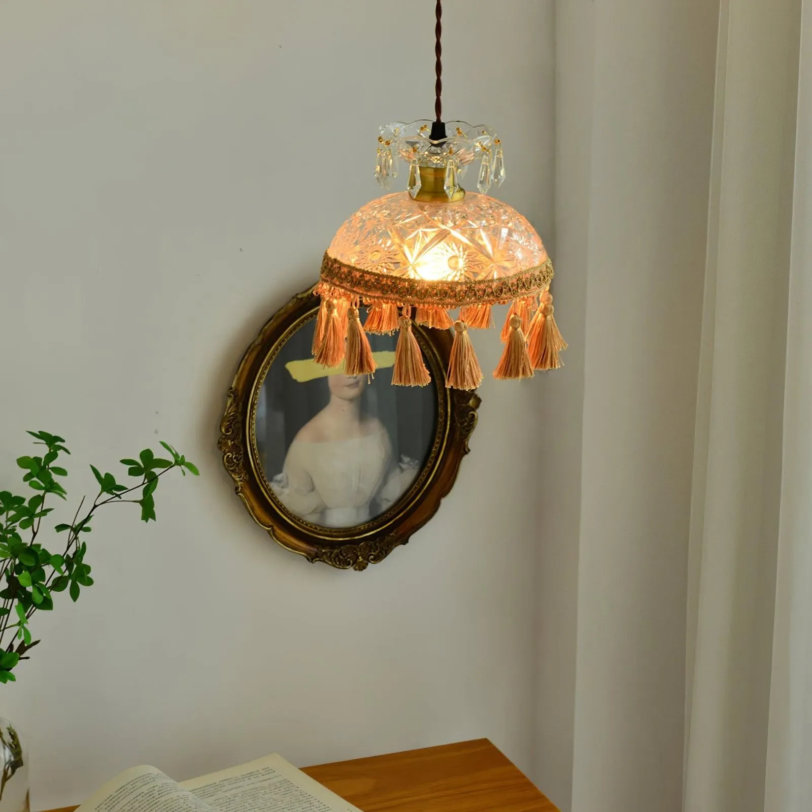 Komvormige kwast hanglamp HL388