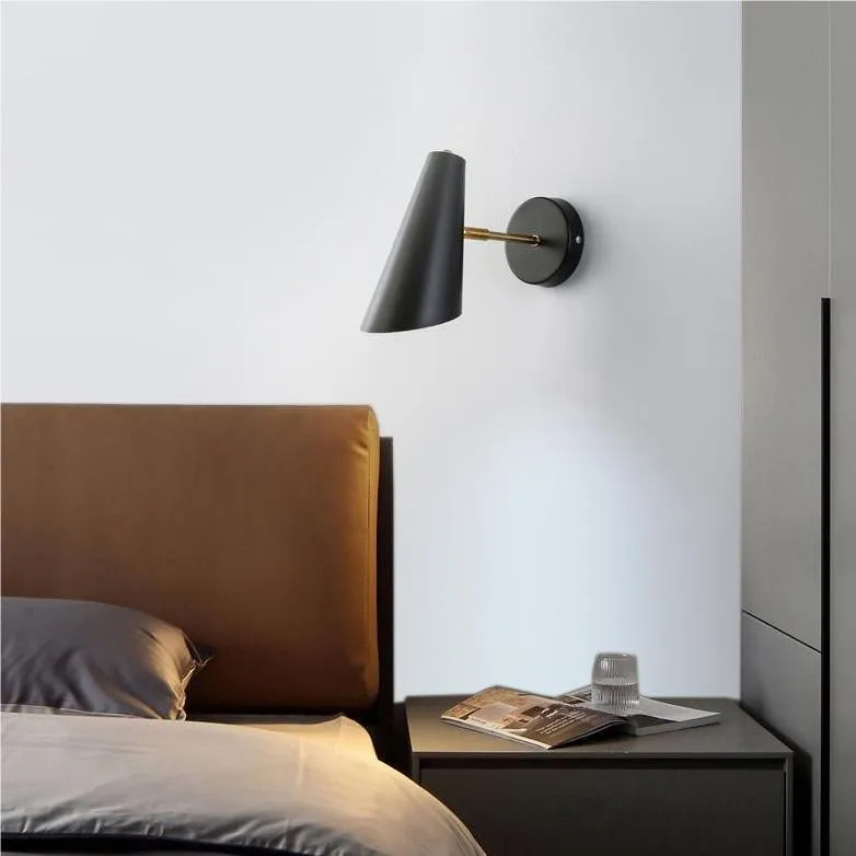 Industrieel design verstelbare bed wandlamp HL140