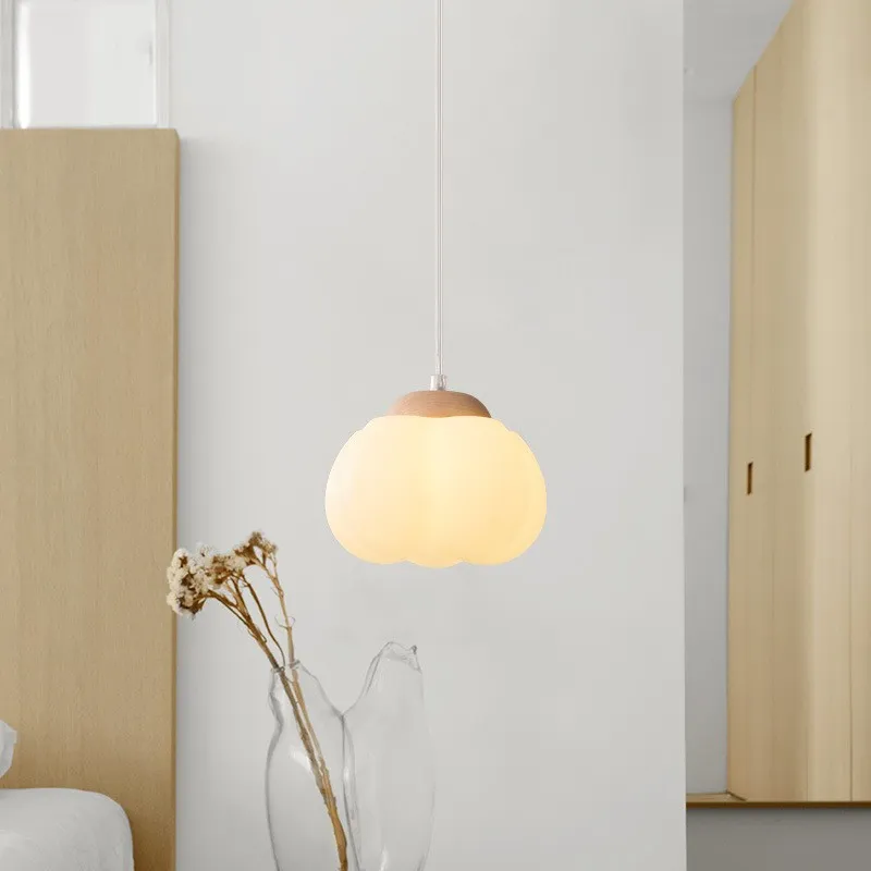 Minimalistische Art Deco houten hars hanglamp HL127