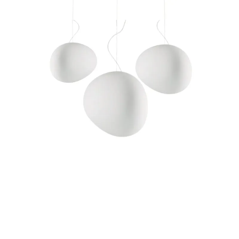 Art Deco Stonea Melkglazen Hanglamp