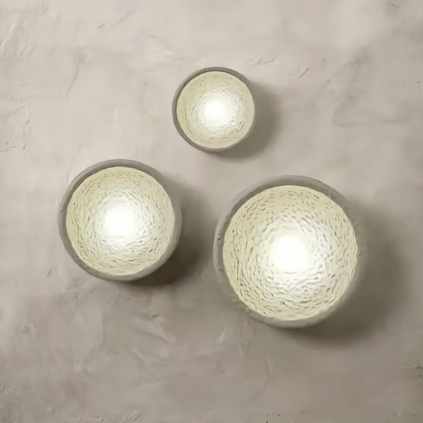Moderne Wabi-Sabi Wandlamp
