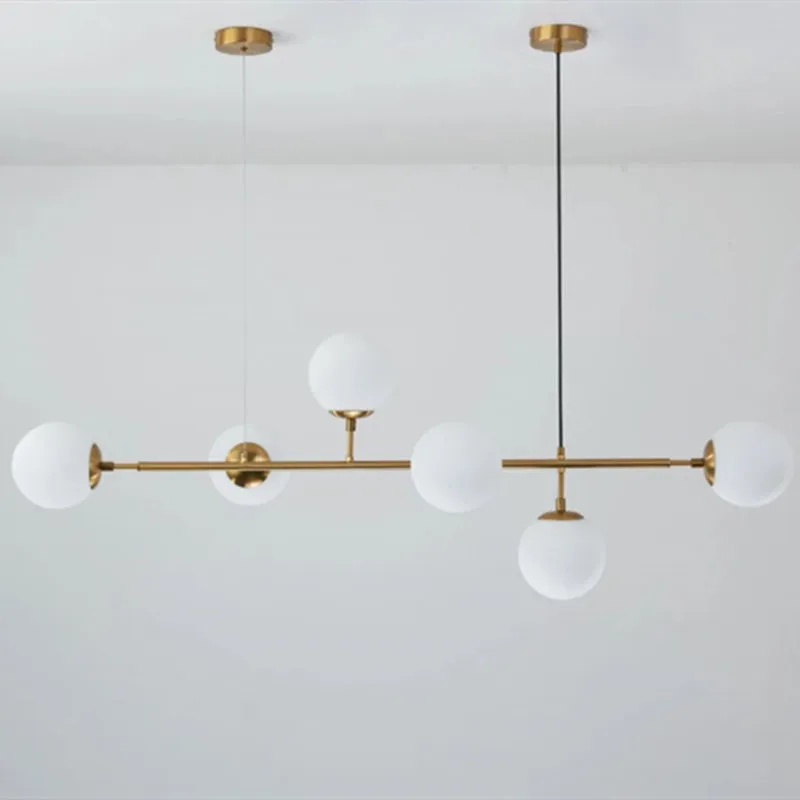 Orb moderne glazen bol hanglamp voor woonkamer