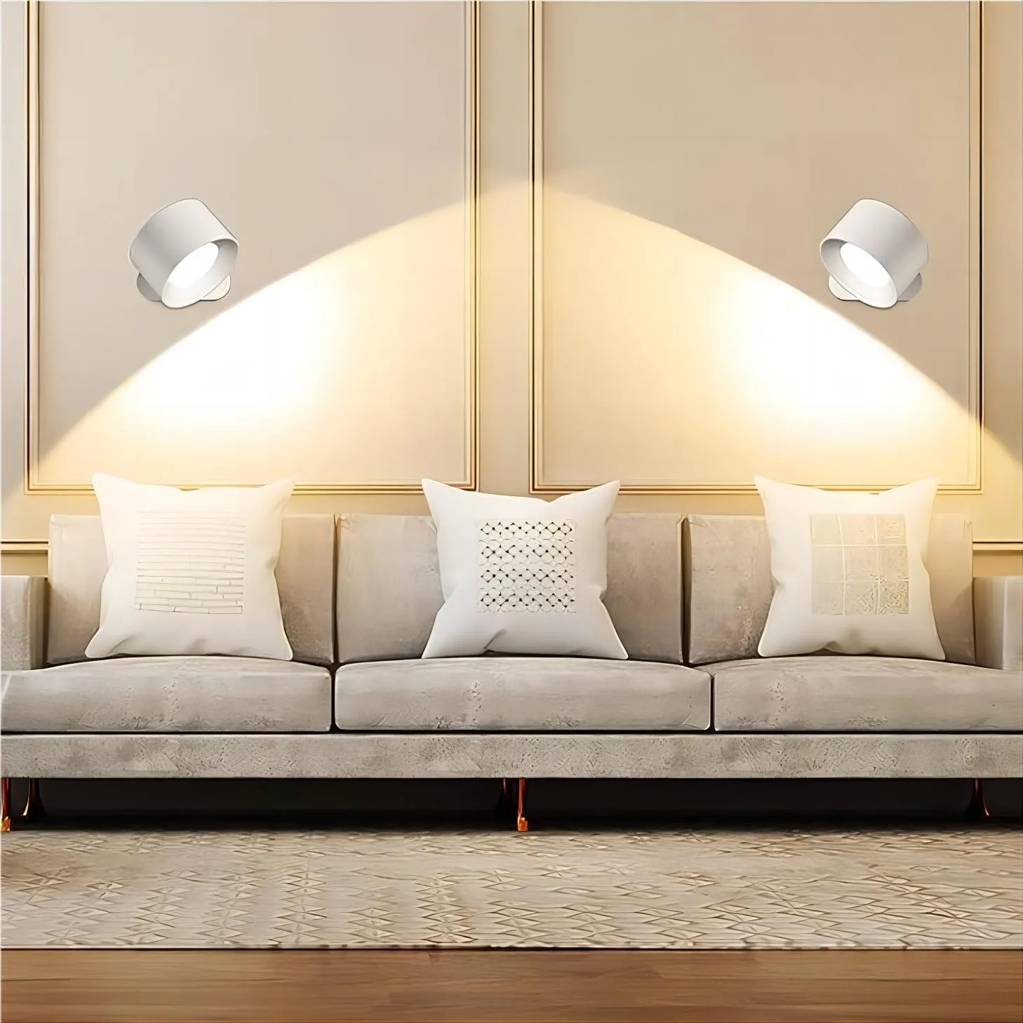 Draaibare USB Oplaadbare LED Wandlamp HL136