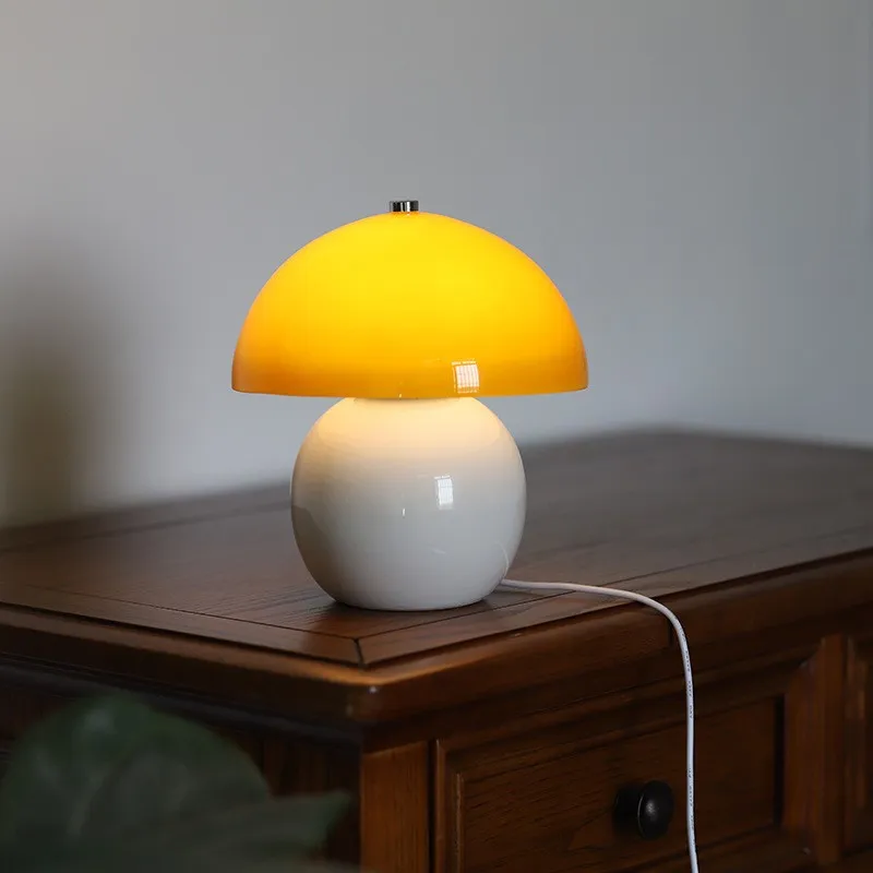 Retro Paddenstoel Keramische Tafellamp HL287
