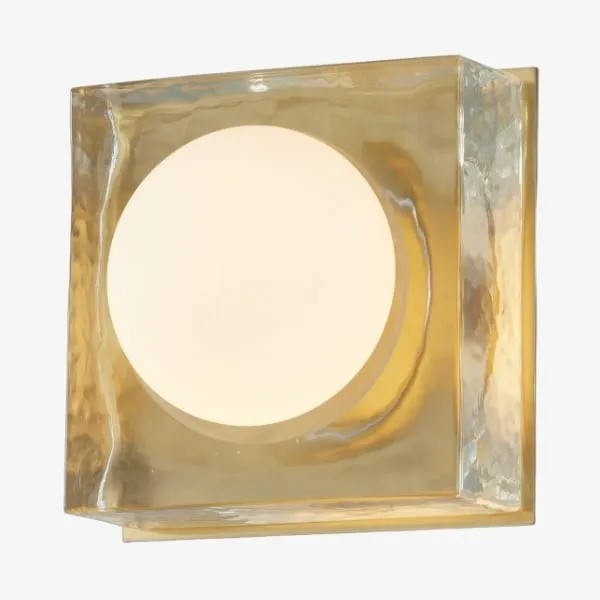 Vellaro wandlamp van glas en metaal - tijdloze stijl voor keuken- en kantoorverlichting HL1880