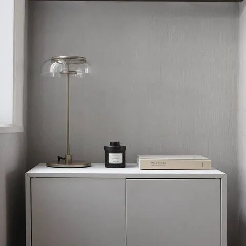 LED Blossi Ronde Glazen Tafellamp