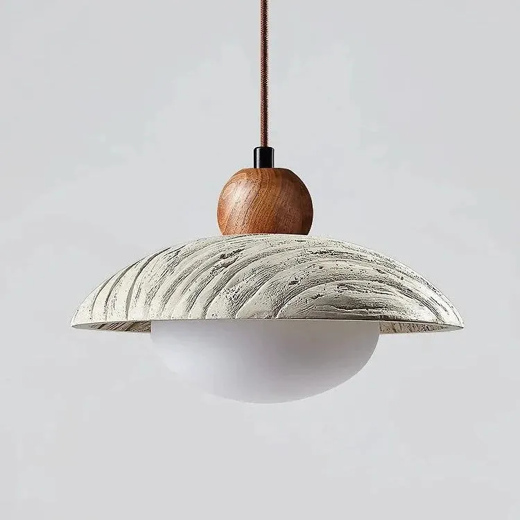 Wabi-sabi stijl travertijn cement hanglamp HL3484