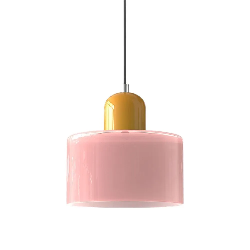 Kalo Cilinder Hanglamp - Glazen Lamp in Scandinavische Stijl voor Eet en Slaapkamer HL107