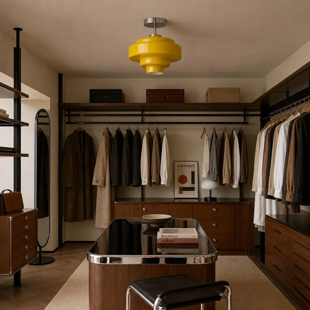 Koloro glazen plafondlamp - gelaagde, afgeronde lampenkap voor hal of garderobe HL3581
