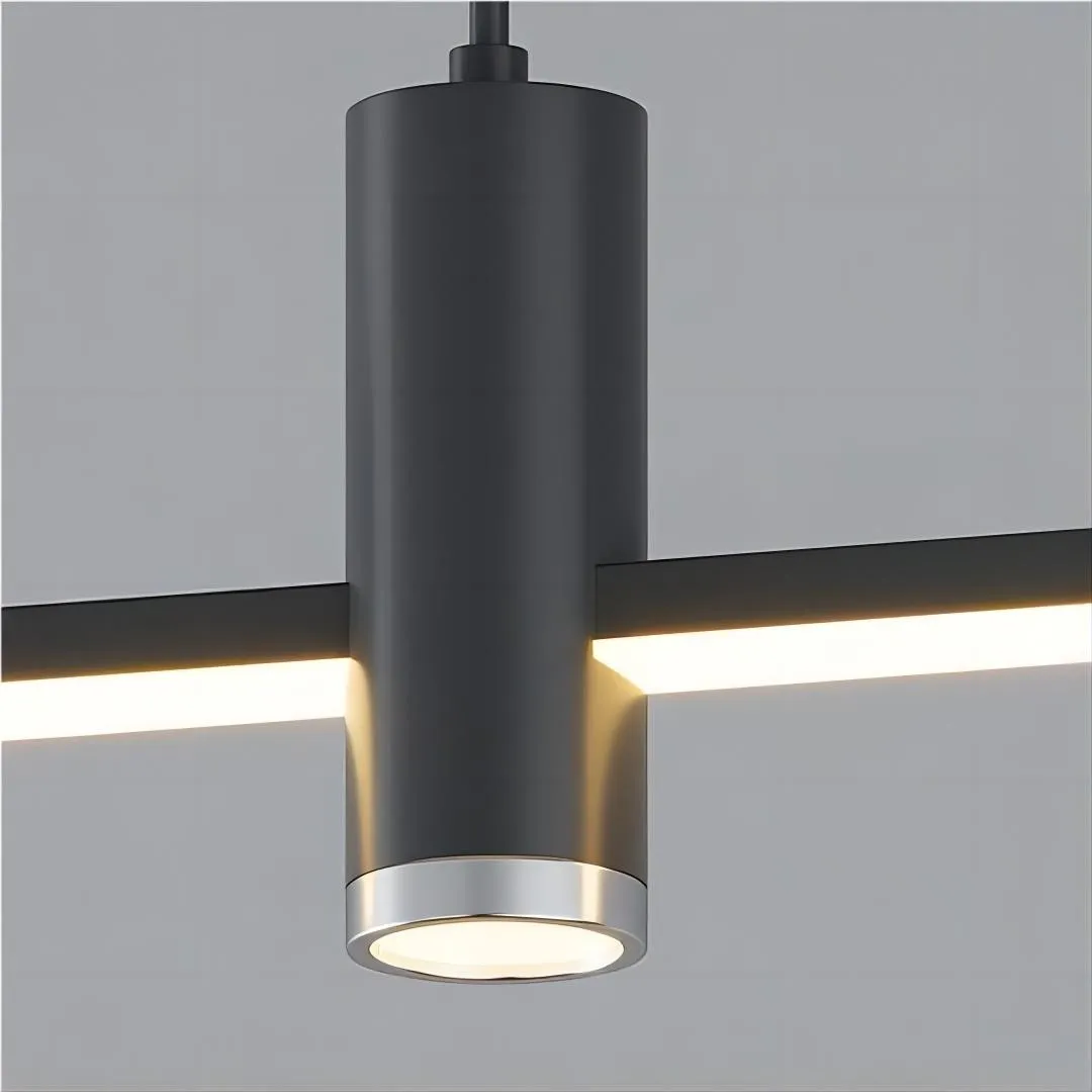 Moderne meerlaagse lineaire dimbare hanglamp HL150