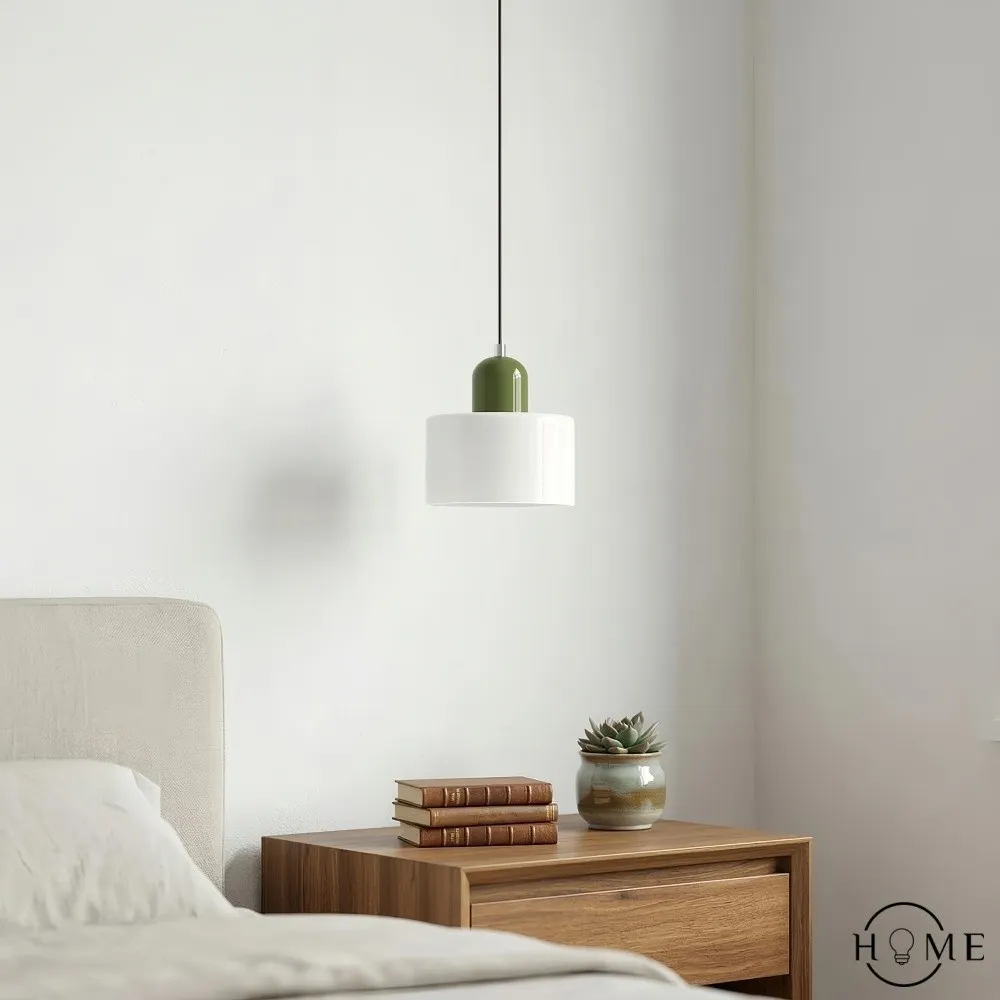 Kalo Cilinder Hanglamp - Glazen Lamp in Scandinavische Stijl voor Eet en Slaapkamer HL107