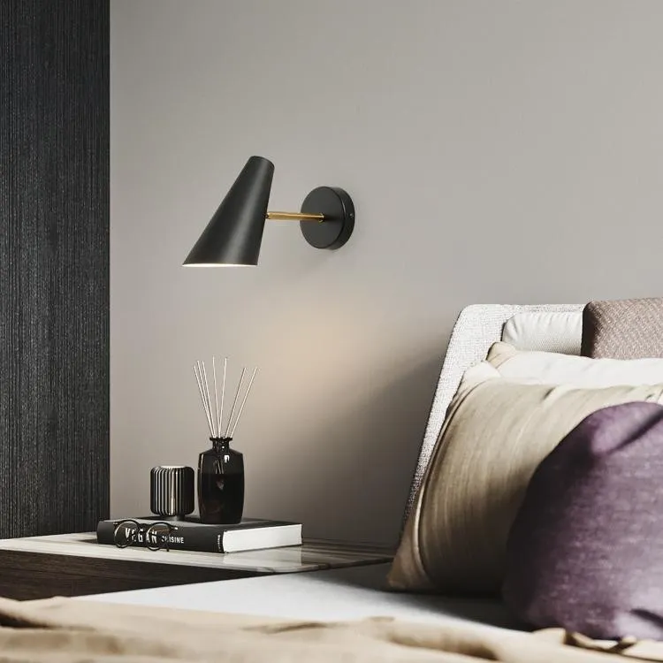 Industrieel design verstelbare bed wandlamp HL140