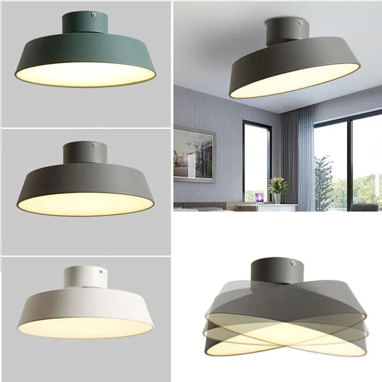 Nordic Minimalist Ronde Aluminium LED Plafondlamp HL1264