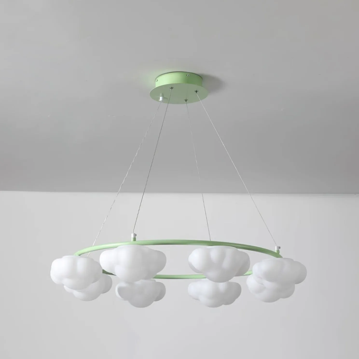 Crèmekleurige stijl creatieve persoonlijkheid wolken kroonluchter HL893