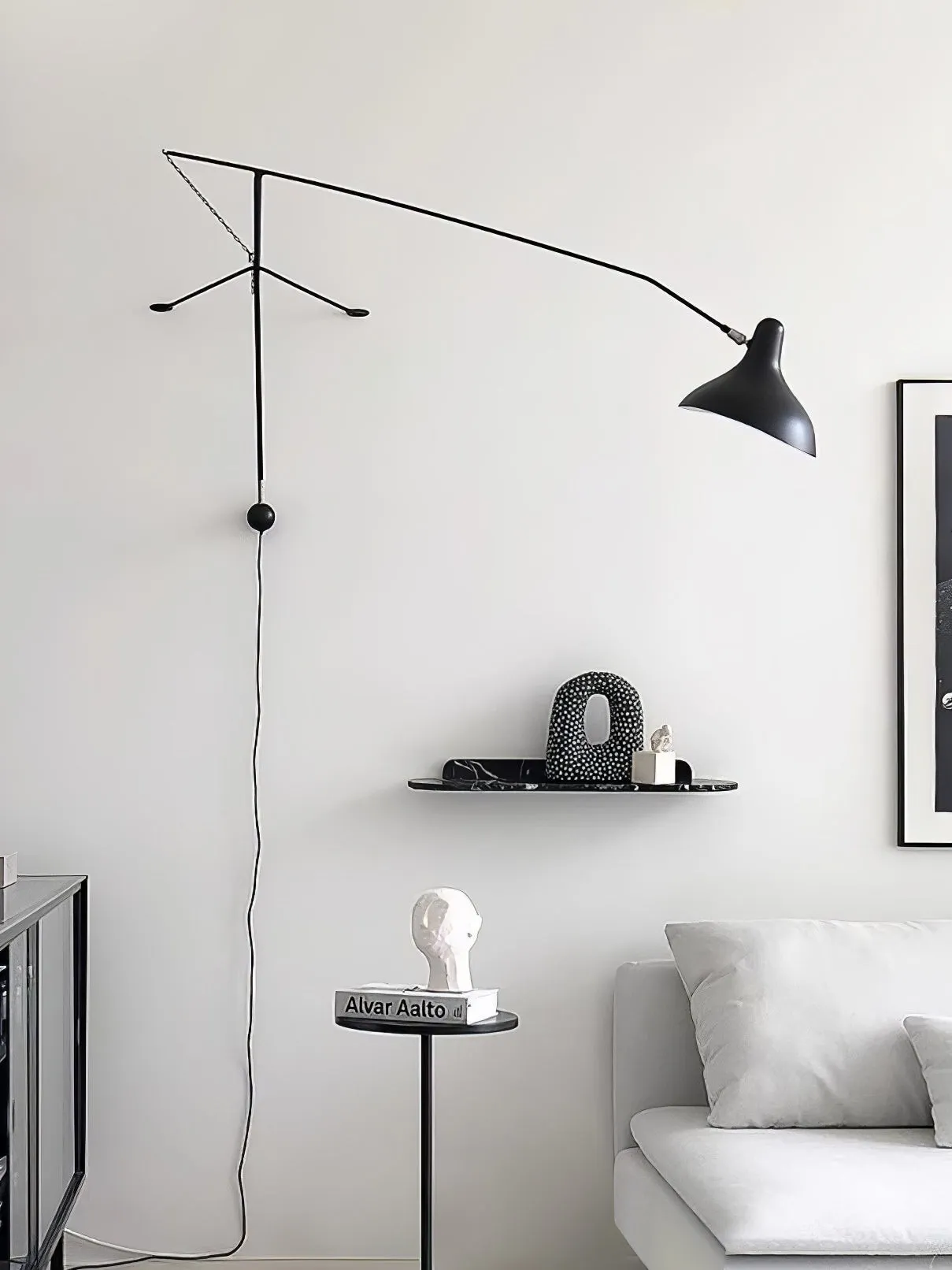 Moderne eendenbek-design Mantis Arm Wandlamp HL1112
