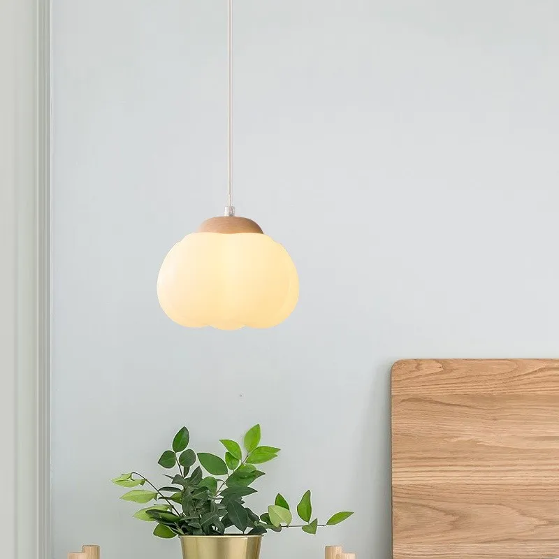 Minimalistische Art Deco houten hars hanglamp HL127