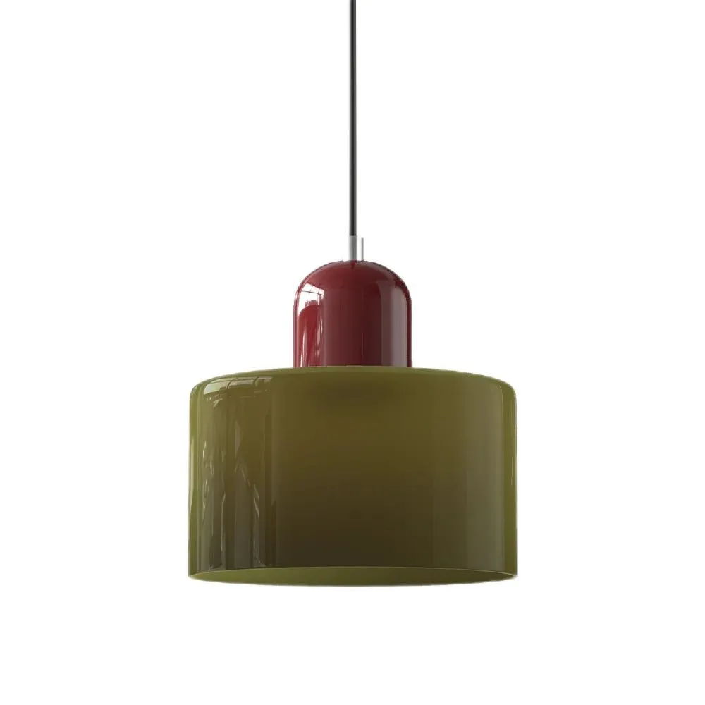 Kalo Cilinder Hanglamp - Glazen Lamp in Scandinavische Stijl voor Eet en Slaapkamer HL107