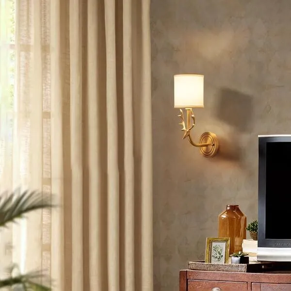Hertenkop Wandlamp