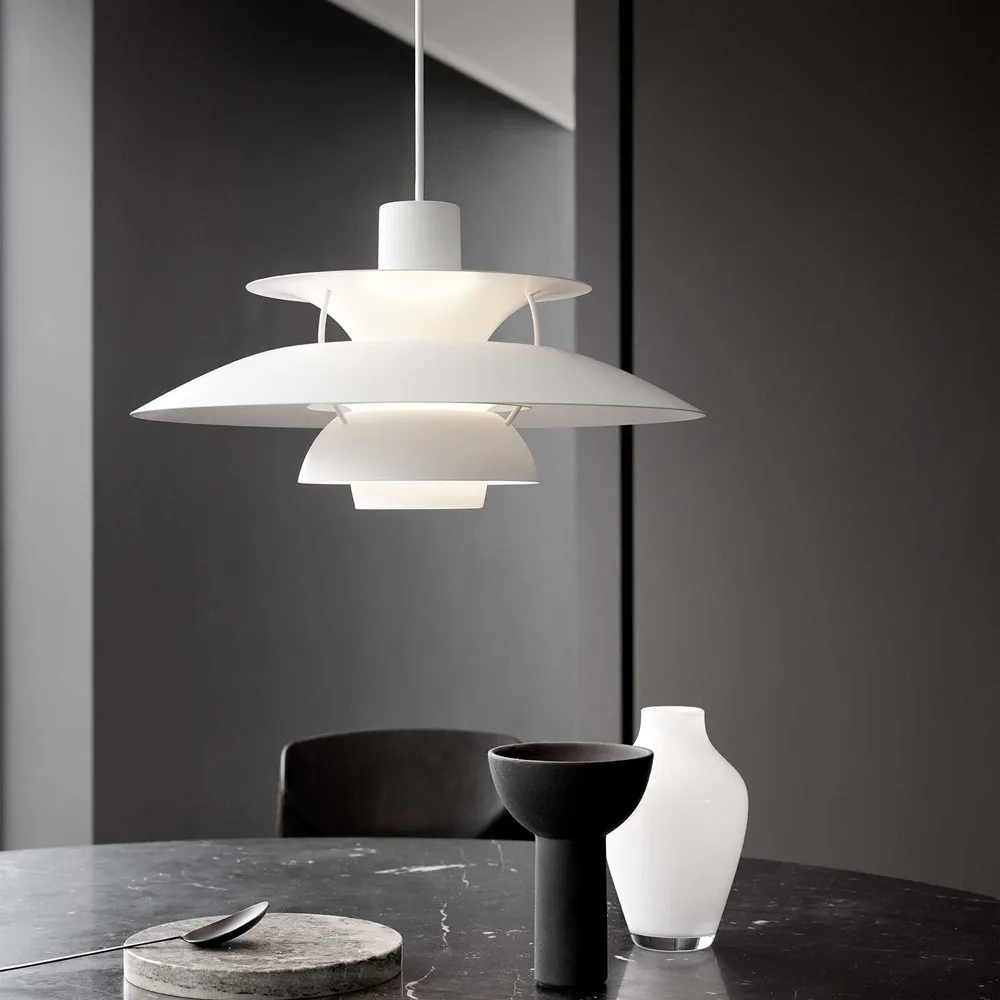 Deense Multilayer Metalen Hanglamp HL38