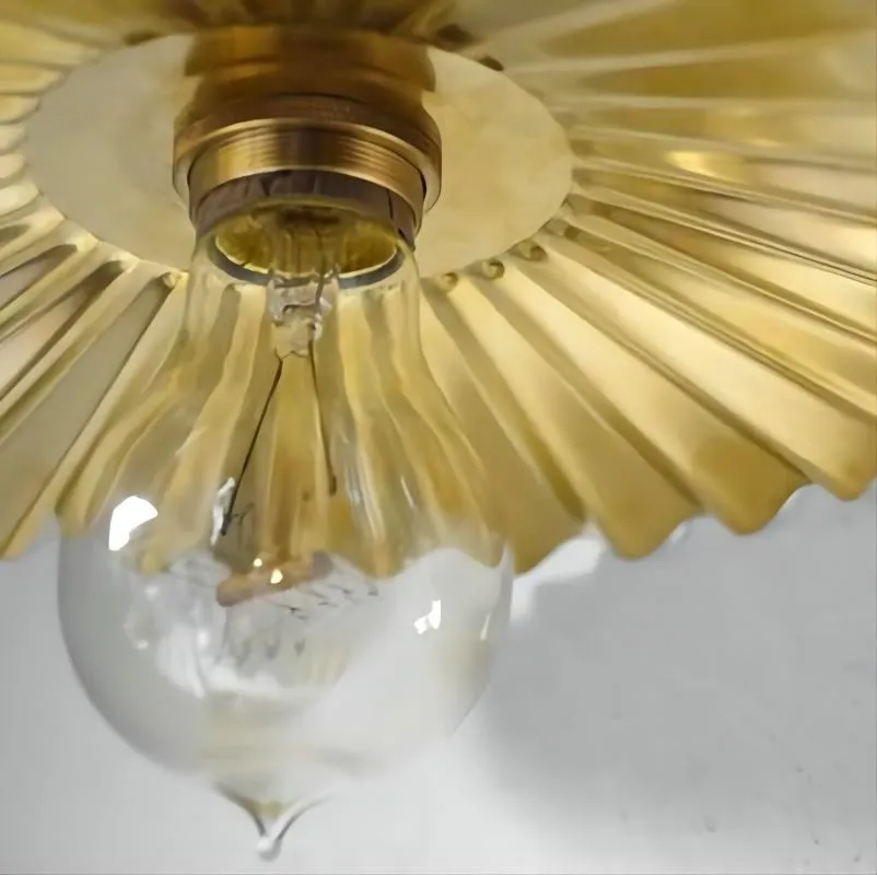 Koperen paraplu hanglamp