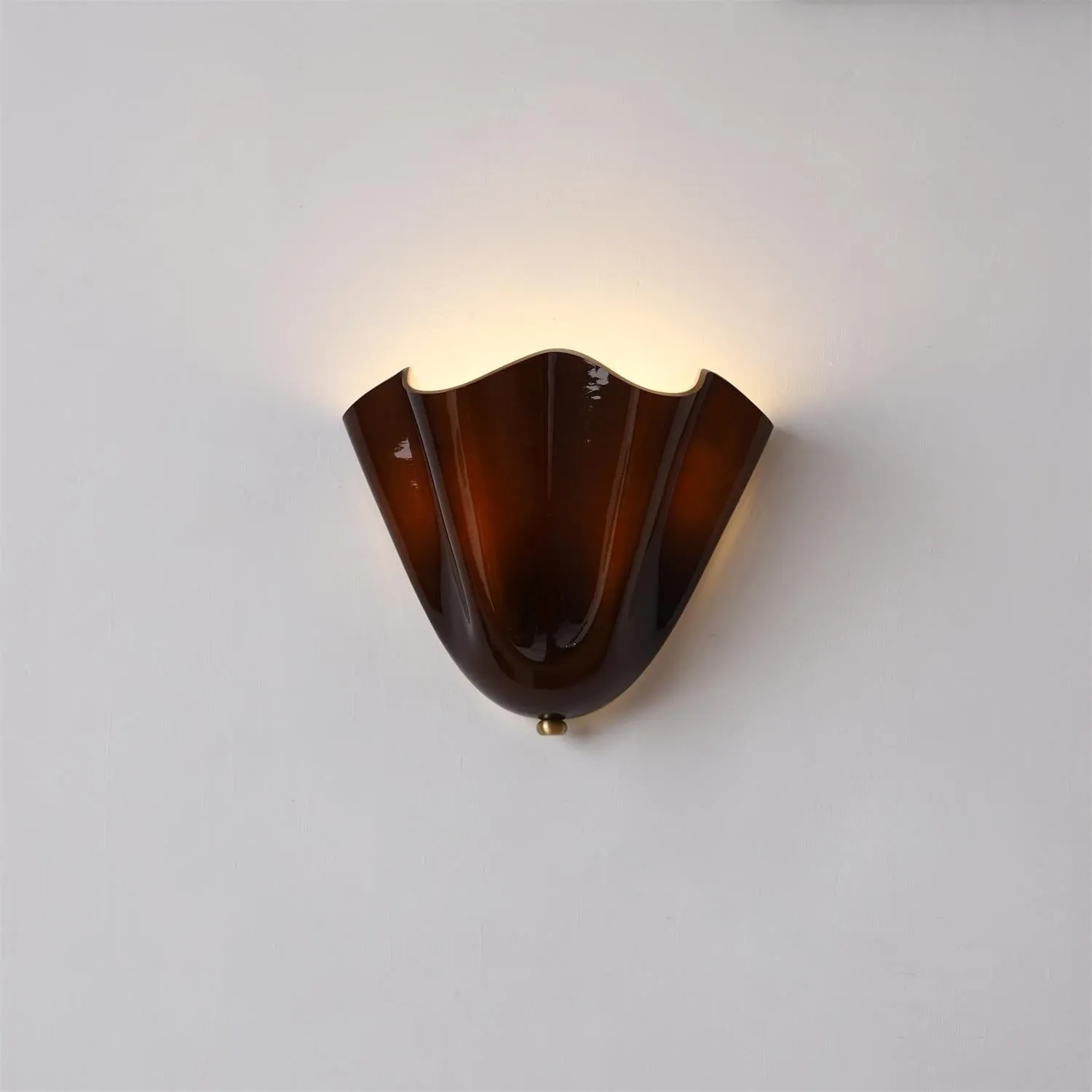 Bellina moderne wandlamp - Artisanaal glas Vera lamp voor interieurdecoratie HL1643