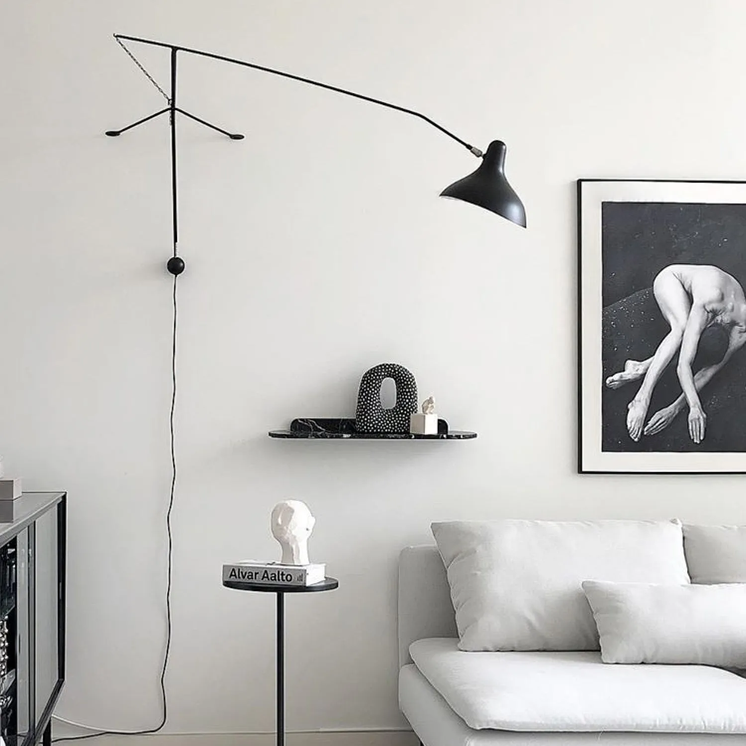Moderne eendenbek-design Mantis Arm Wandlamp HL1112