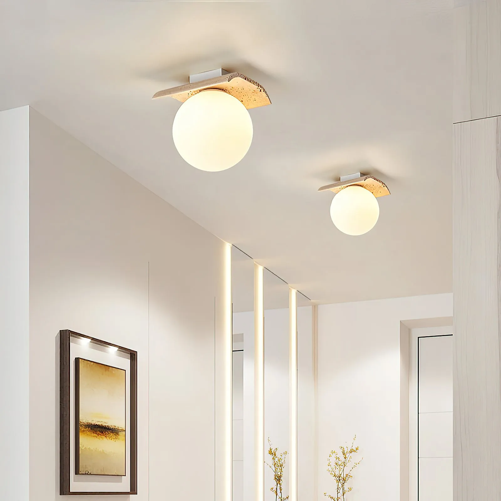 Bianca Globe Plafondlamp HL3242