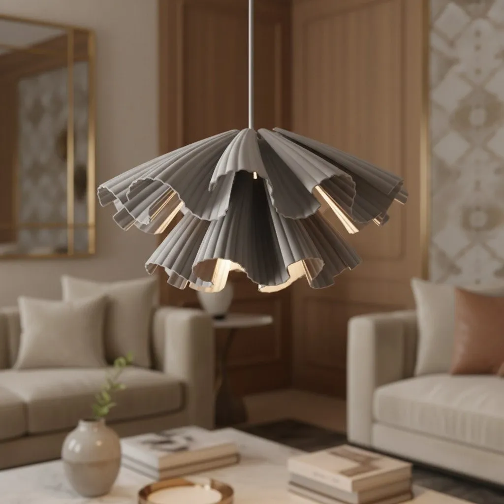 Elora kunststof hanglamp - Lichtgewicht modern design voor slaapkamers of woonkamers HL1990