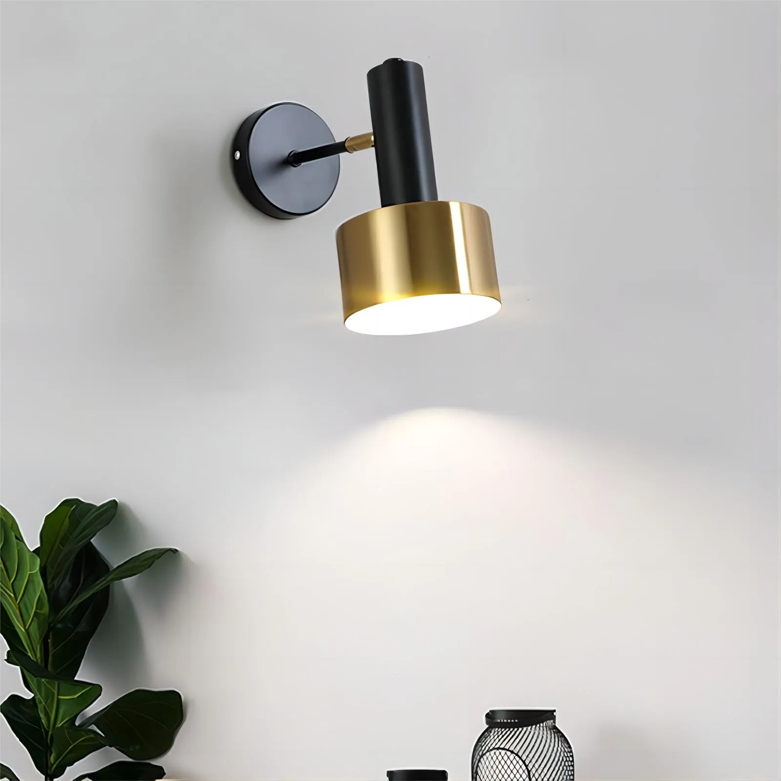 Scandinavische draaibare dimbare leeswandlamp HL170