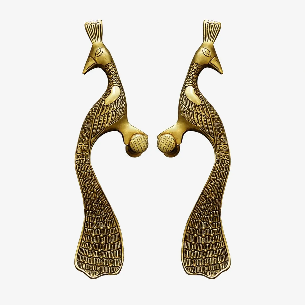 Handcrafted Brass Animal Door Handles 23