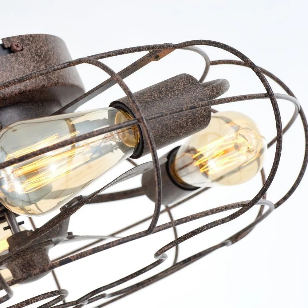 Vintage ventilator kroonluchter
