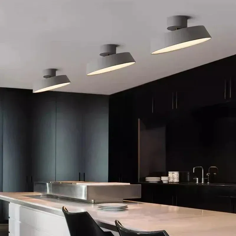 Nordic Minimalist Ronde Aluminium LED Plafondlamp HL1264